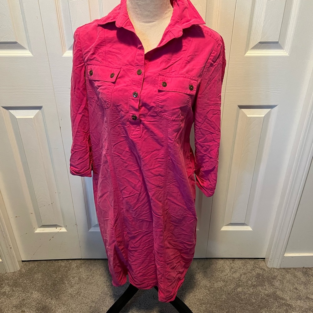 Investments size 8 pink modal dress